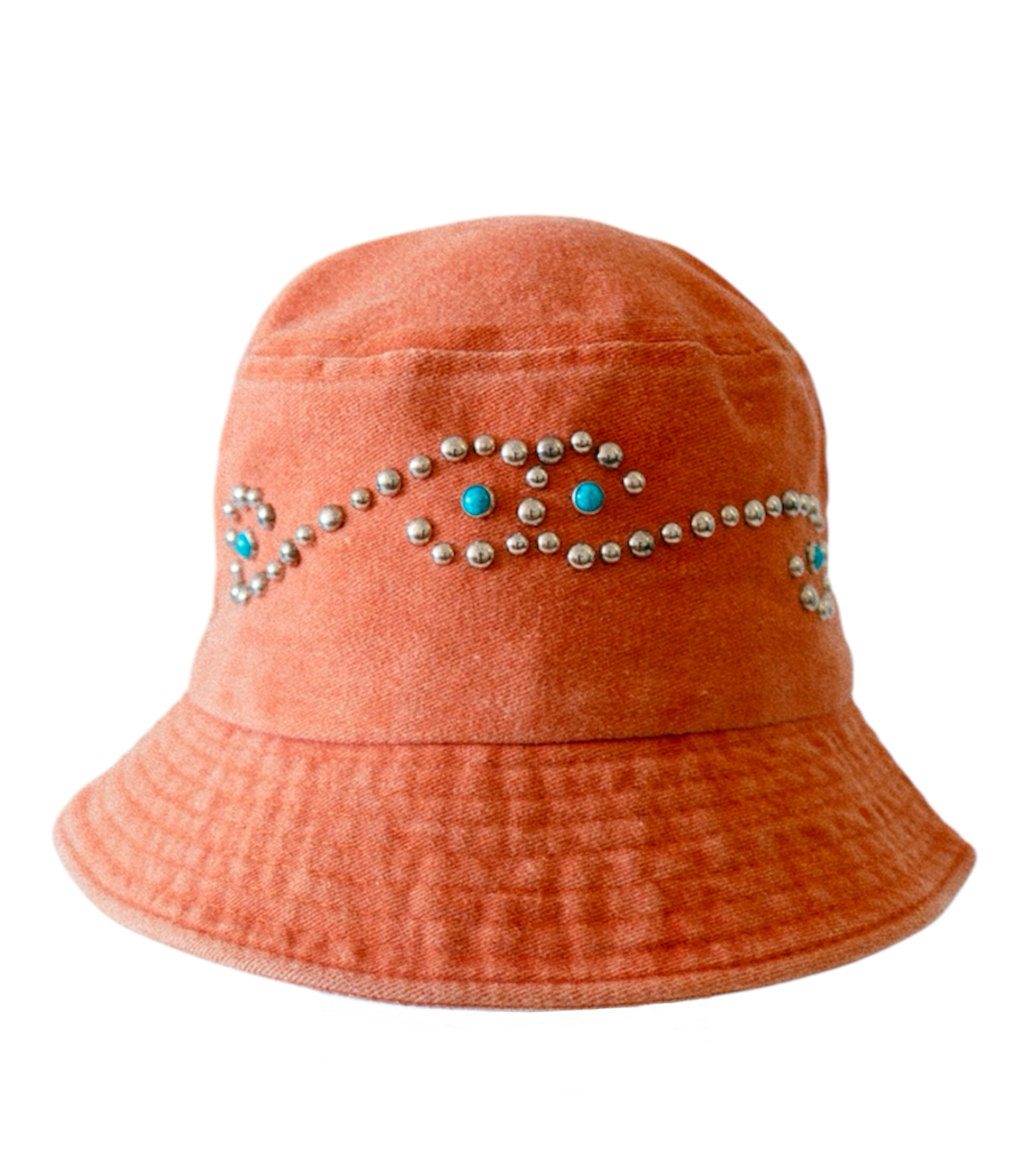 Cimélio Script Embellished Canvas Bucket Hat